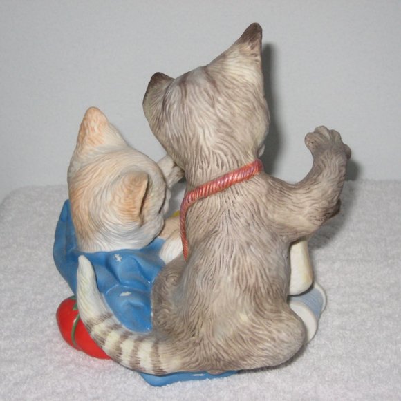 The Franklin Mint, cat figurine with certificate - Picture 2 of 4